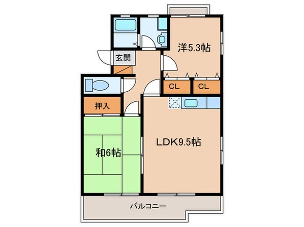 リトルアイランドの物件間取画像